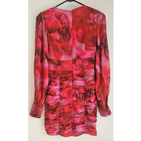 Runaway The Label Litsa Dress Pink/Red, Sexy,  NWT, NEW, SZ XS or  SZ 2 - Picture 6 of 10